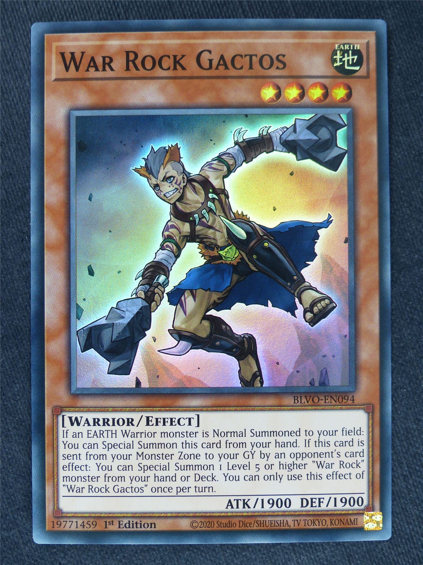 War Rock Gactos Super Rare - Yugioh Cards #X1