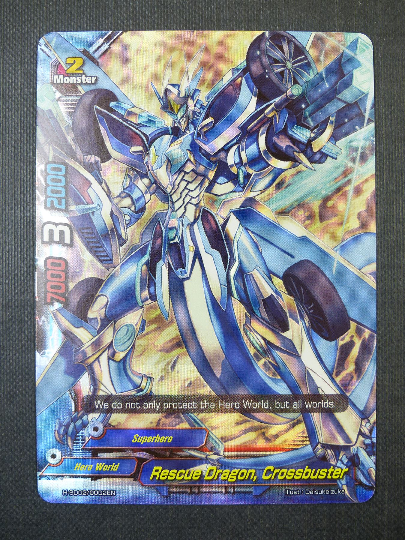 Rescue Dragon Crossbuster Foil - Buddyfight Card #5O