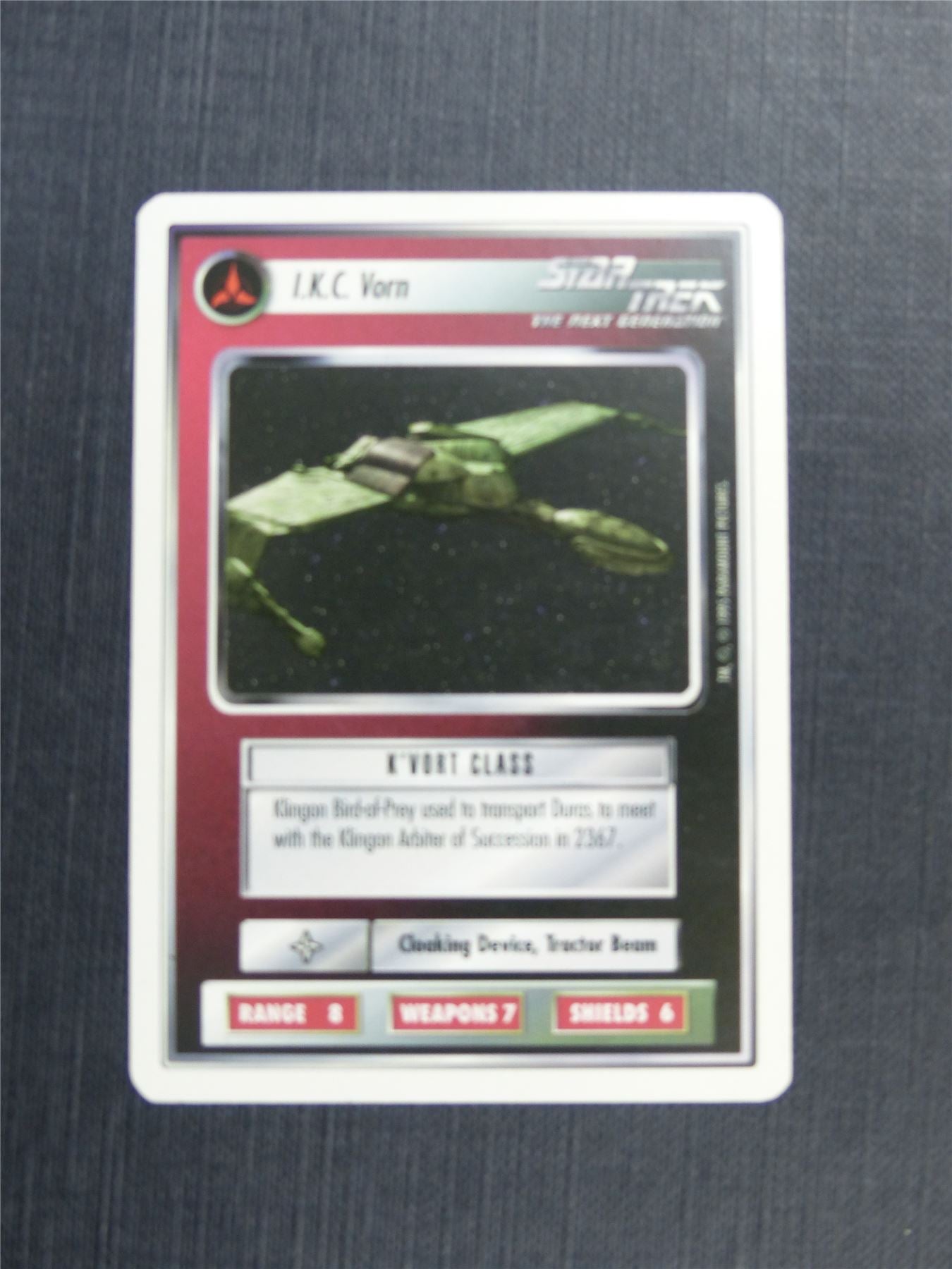 I.K.C. Vorn - TNG - Star Trek Cards #4T0