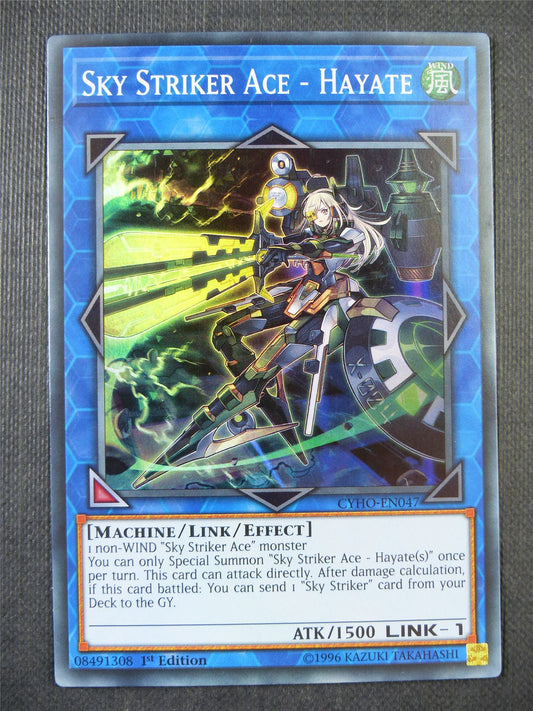 Sky Striker Ace - Hayate CYHO Super Rare - 1st ed Yugioh Card #6WE