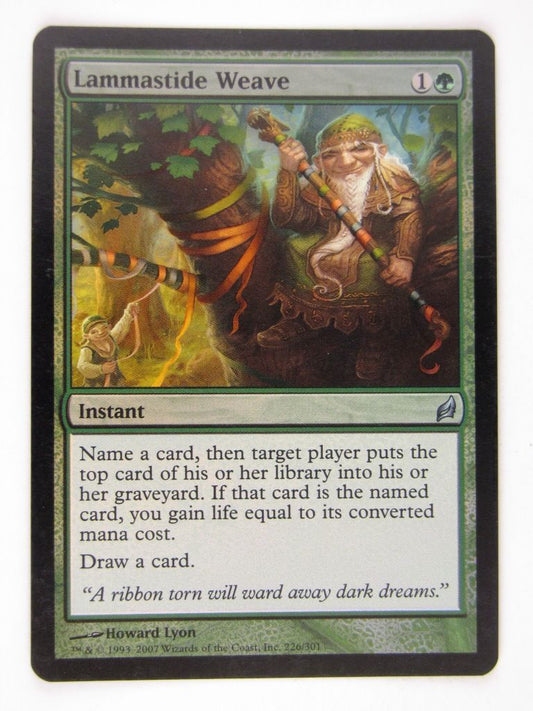 Mtg FOIL - LAMMASTIDE WEAVE - played