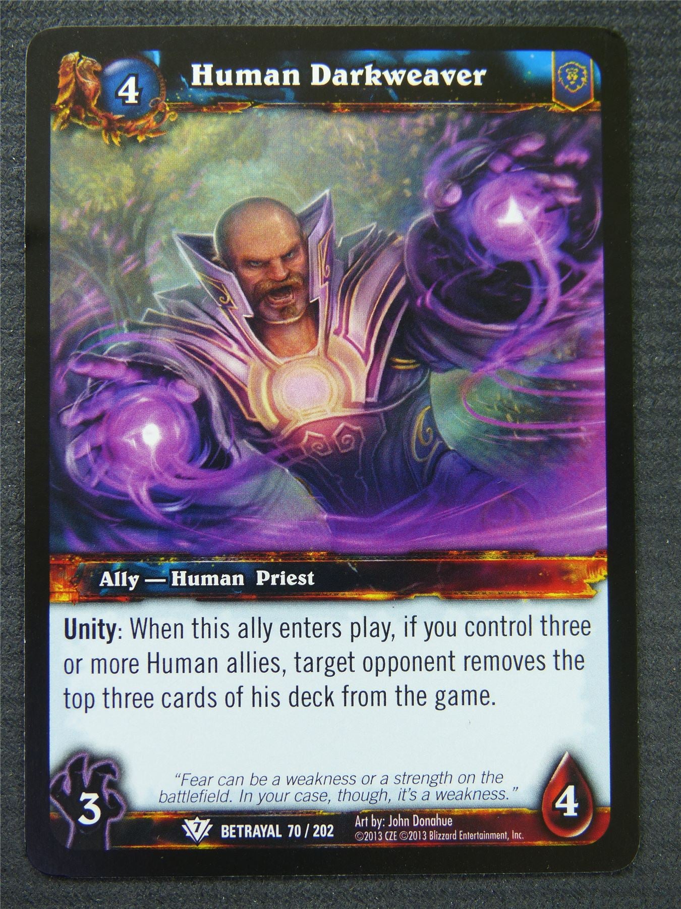 Human Darkweaver - Common - World Of Warcraft #1GG