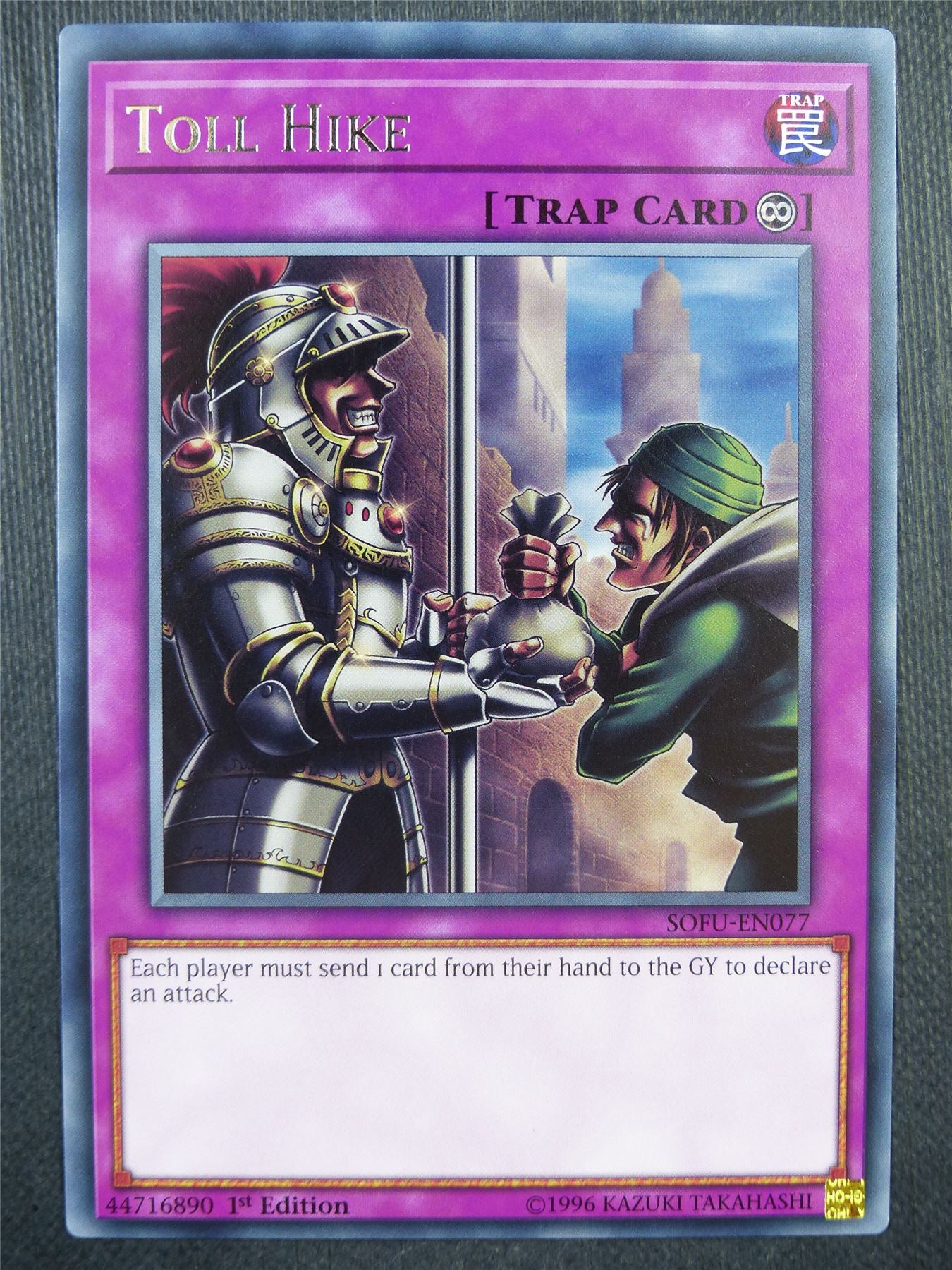 Toll Hike SOFU Rare - 1st ed Yugioh Card #9C5