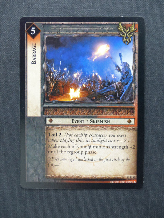 Barrage 12 R 82 - LotR Cards #6C