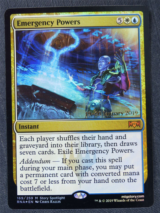 Emergency Powers Promo Foil - Mtg Magic Cards #XX