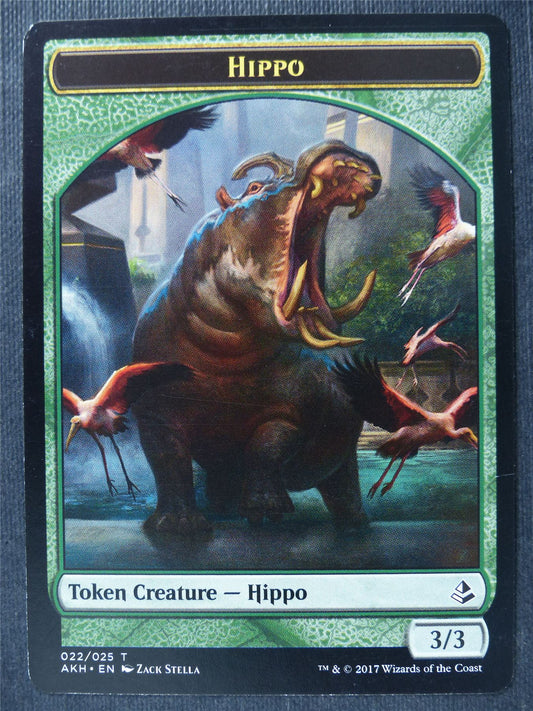Hippo Token - Mtg Card #3X3