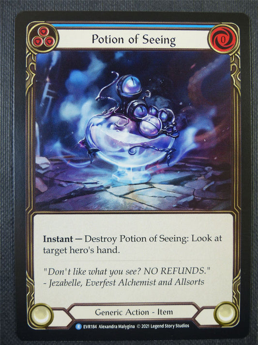 Potion of Seeing Blue - 1st ed Everfest - Flesh & Blood Card #6HC