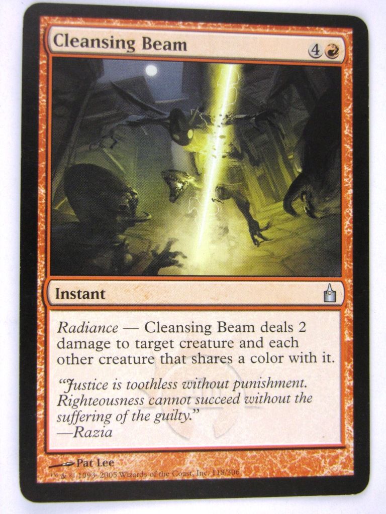 MTG Magic: the Gathering Cards: CLEANSING BEAM: RAV