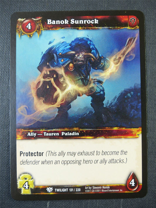 Banok Sunrock 131/220 - WoW Card #177
