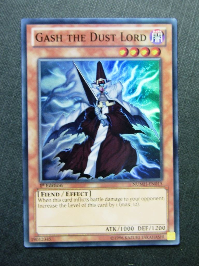 Gash the Dust Lord NUMH Super Rare - 1st ed - Yugioh Cards #1K6