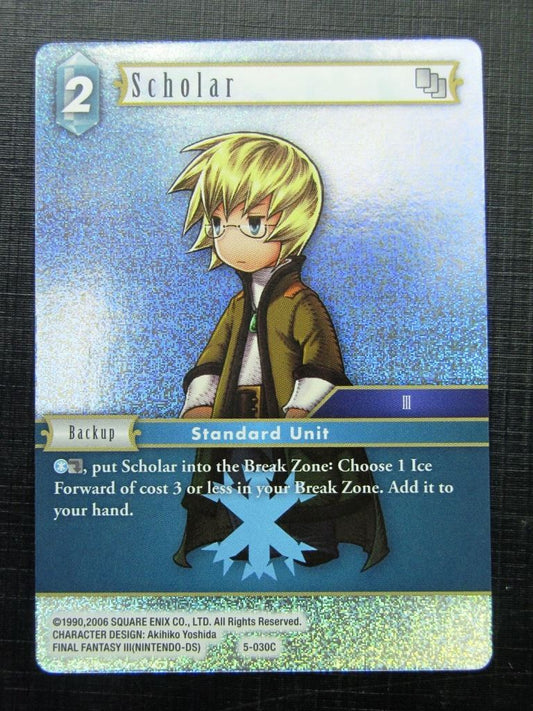 Scholar 5-030C - Foil - Final Fantasy Card # 10J32