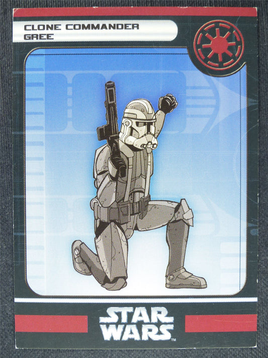 Clone Trooper Gree - Star Wars Miniatures Spare Cards #6X