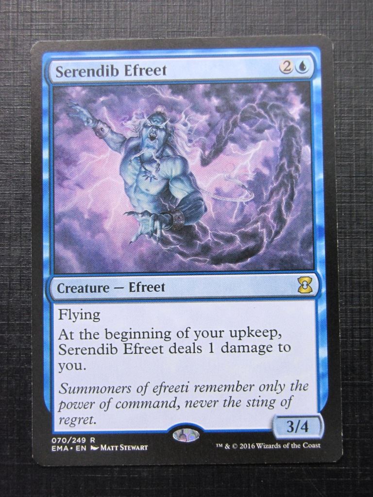 Serendib Efreet - Mtg Magic Card # E25