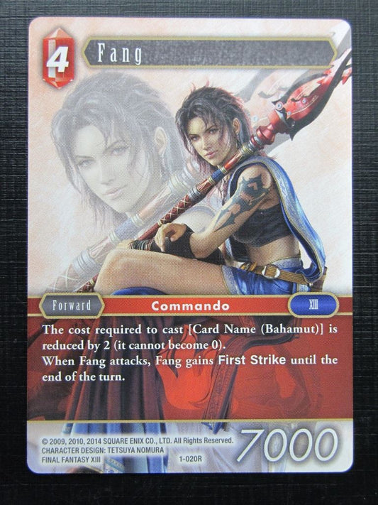 Final Fantasy Cards: FANG 1-020R # 28A50