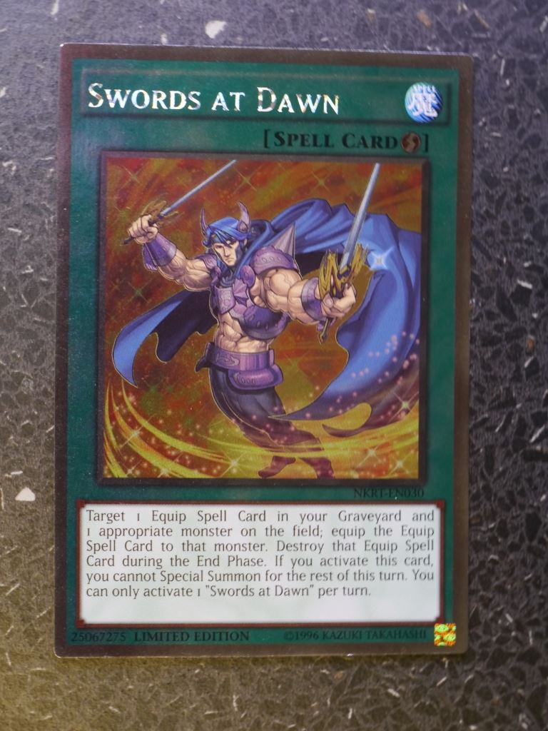 Yugioh Cards: SWORDS AT DAWN NKRT PLATINUM RARE # 4A5