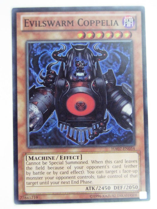 Yugioh Played Cards: EVILSWARM COPPELIA HA07 SUPER RARE # 29G81