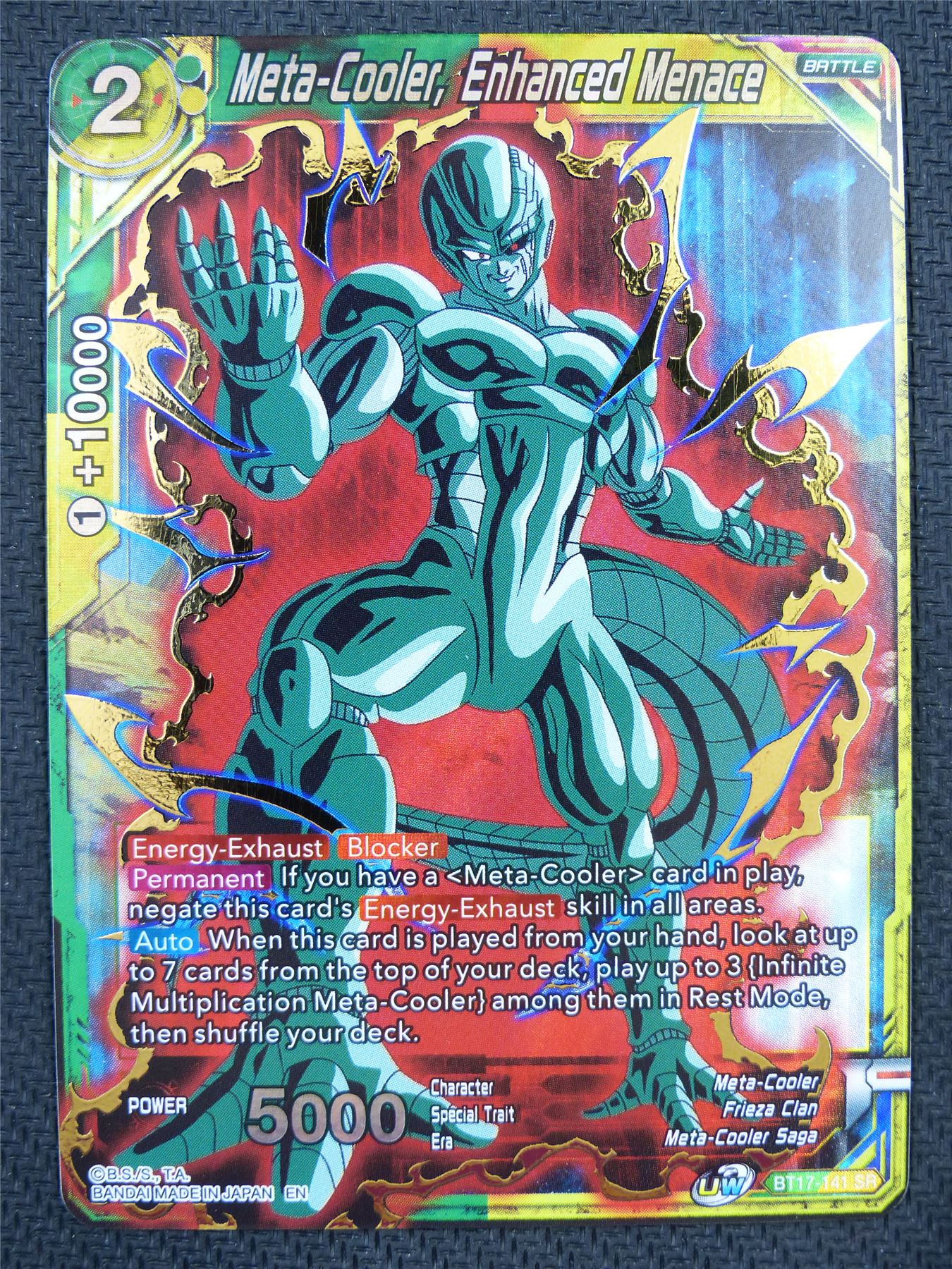 Meta-Cooler Enhanced Menace BT17 SR - Dragon Ball Super Card #5YK