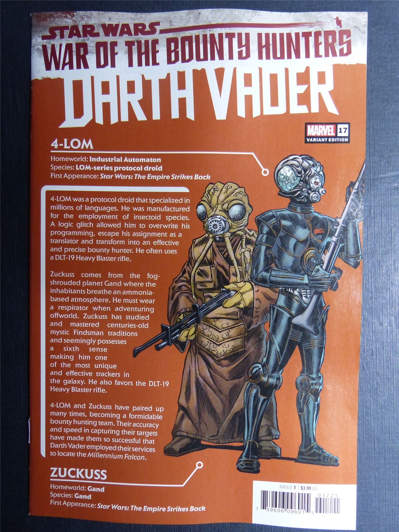 STAR Wars: Darth Vader #17 4-LOM var - Dec 2021 - Marvel Comics #1GS