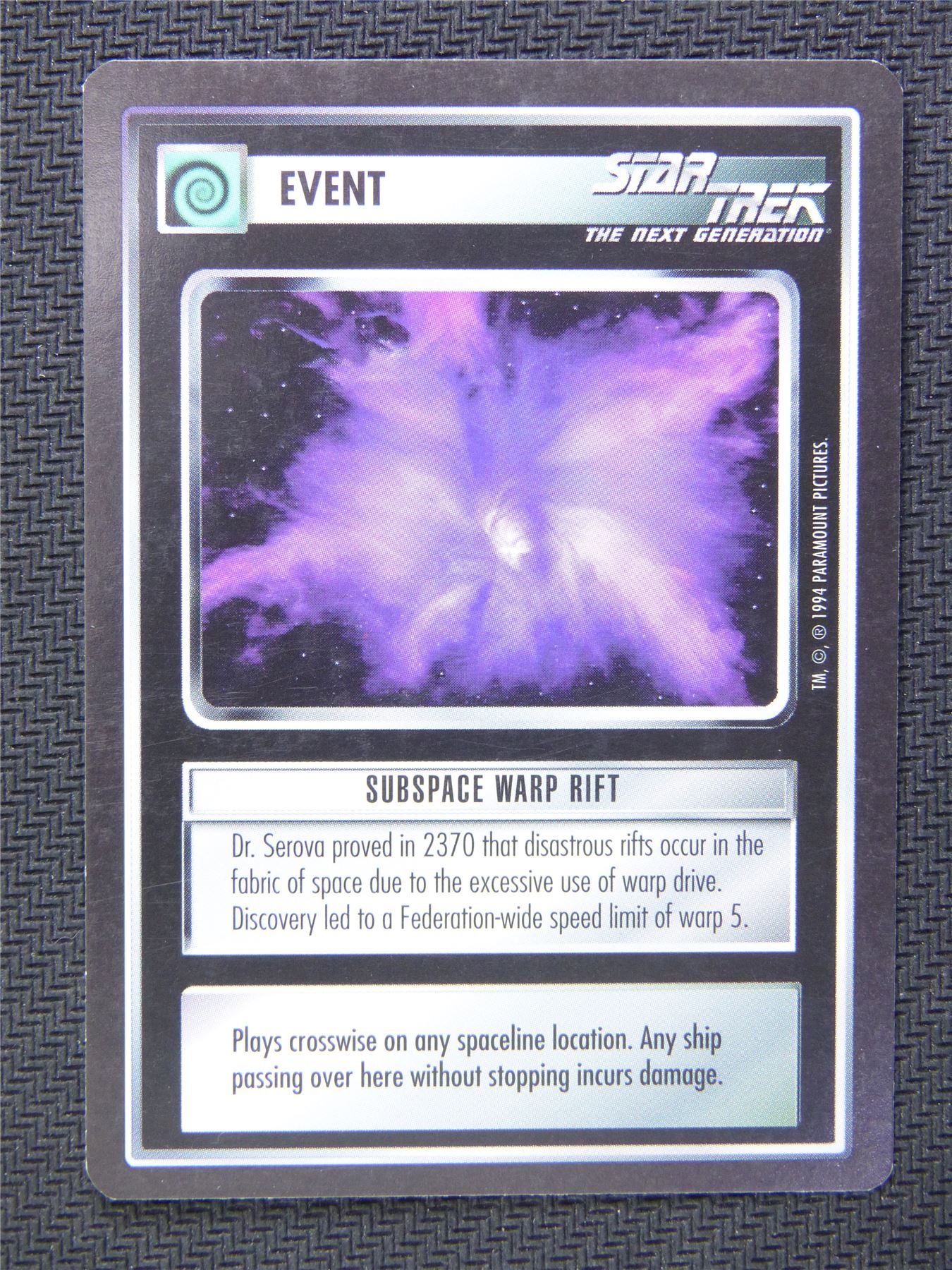 Event Subspace Warp Rift - Star Trek CCG Next Gen #569