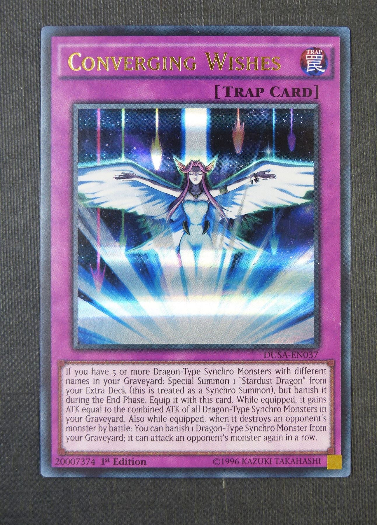 Converging Wishes DUSA 1st Ed - Ultra Rare - Yugioh Card #7G6