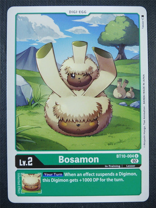 Bosamon BT10-004 U - Xros Encounter - Digimon Card #985