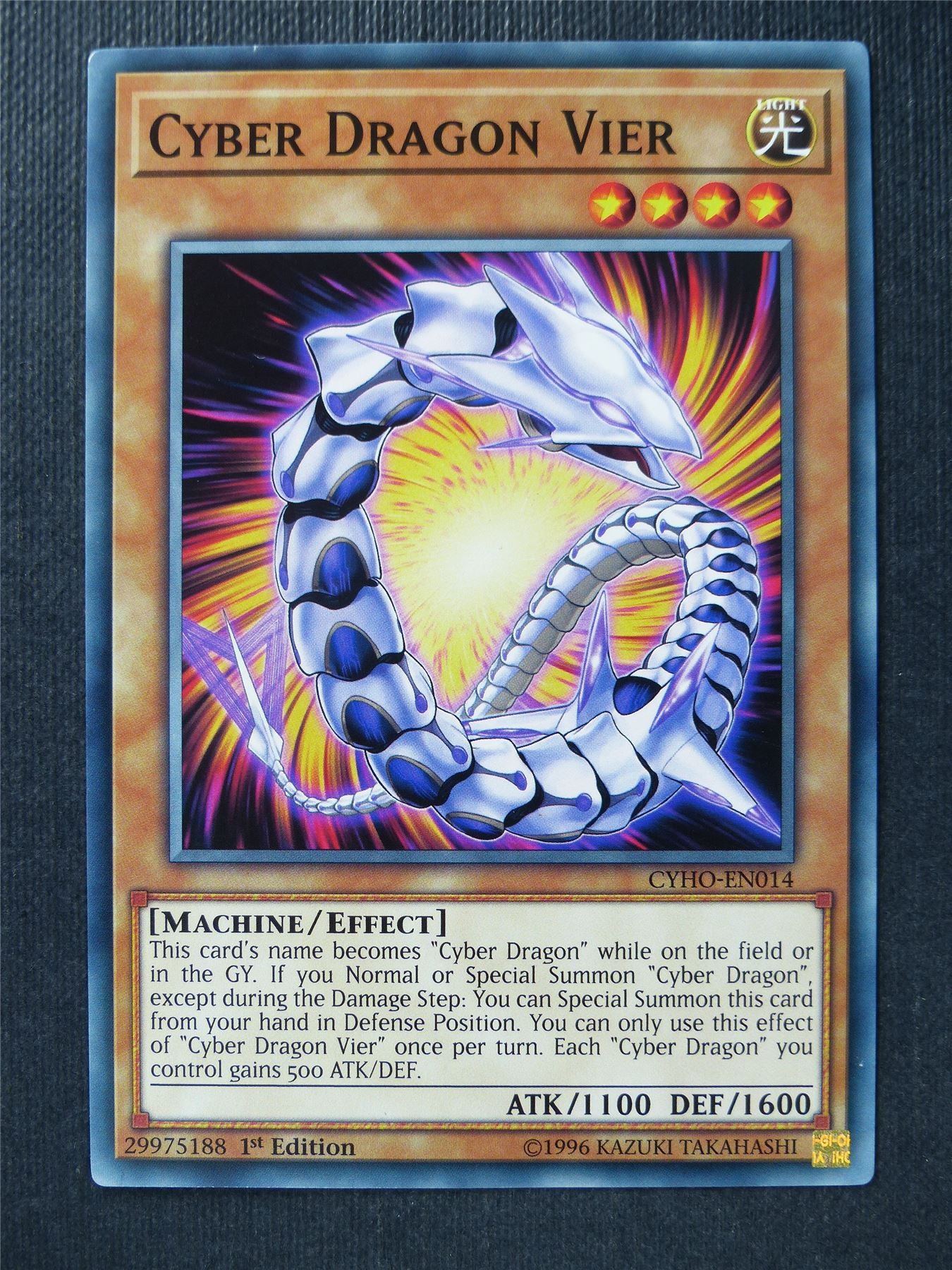 Cyber Dragon Vier CYHO - 1st ed - Yugioh Card #3CS