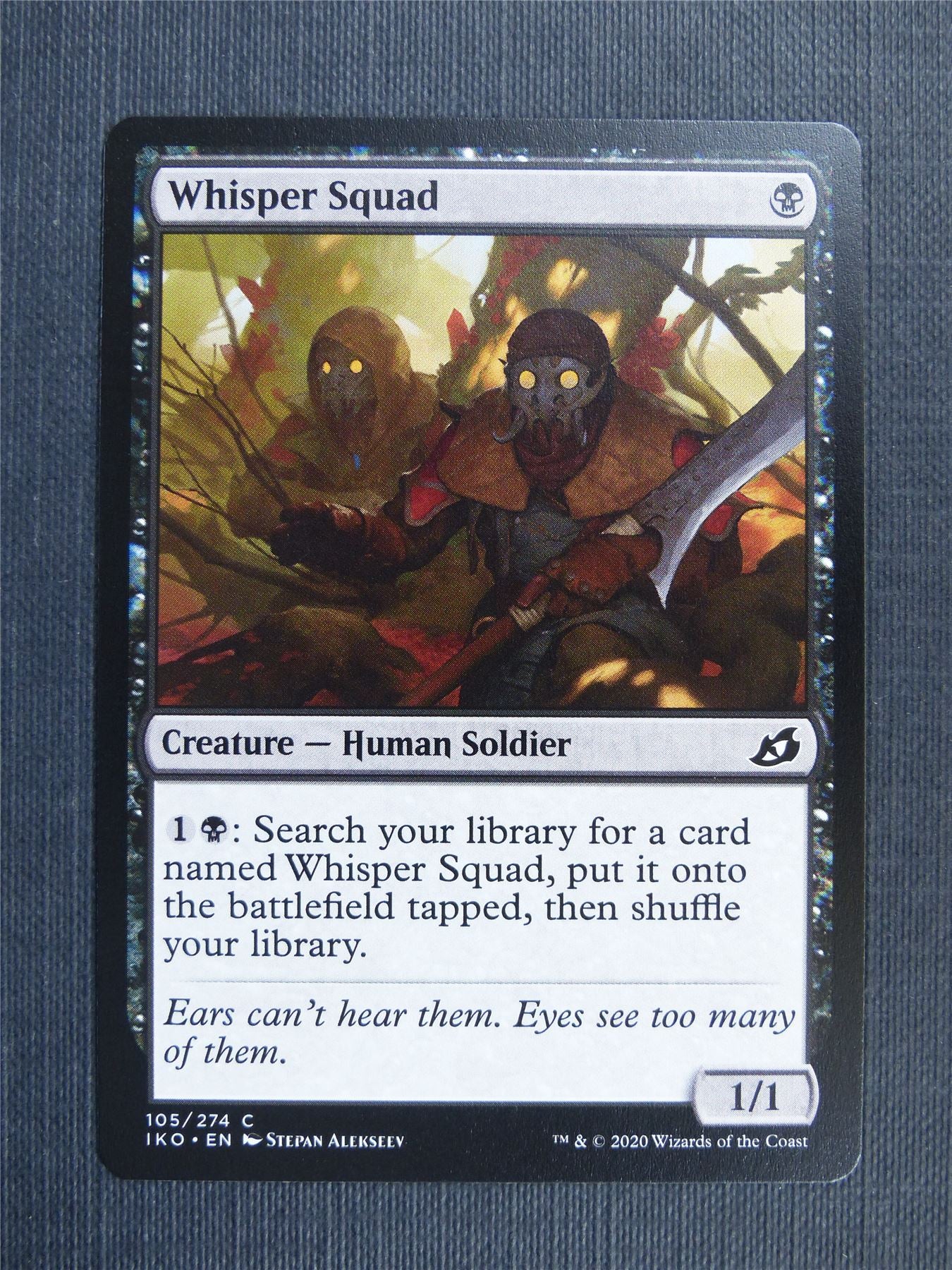 Whisper Squad - IKO Mtg Card