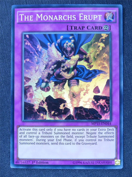 The Monarchs Erupt MP15 Super Rare - 1st ed - Yugioh Cards #14V