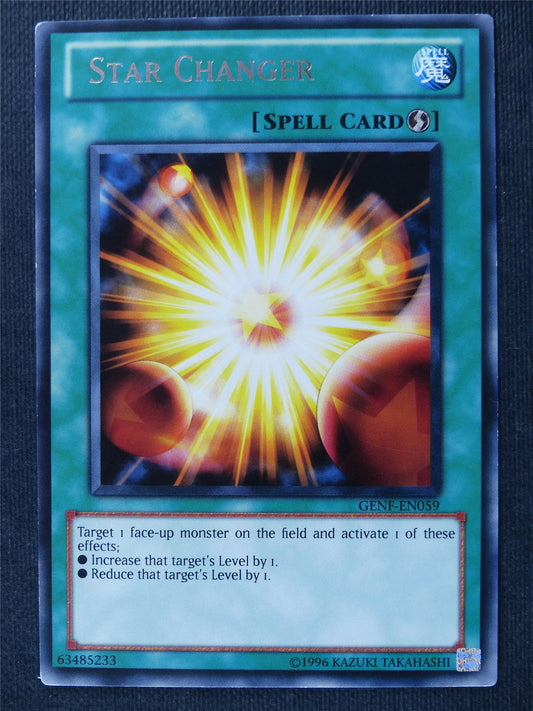 Star Changer GENF Rare - 1st ed - Yugioh Cards #2MT