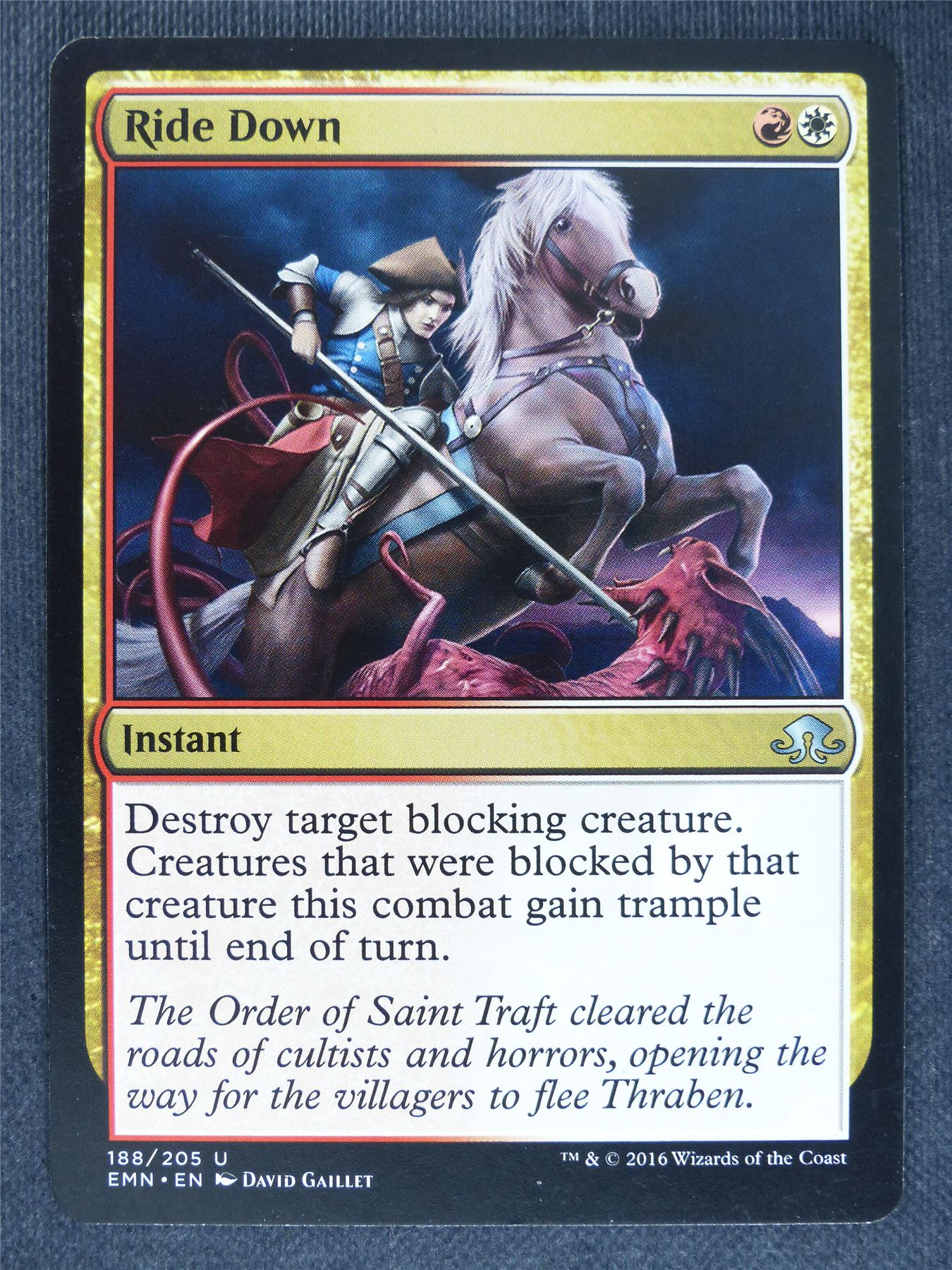 Ride Down - Mtg Magic Cards #ID