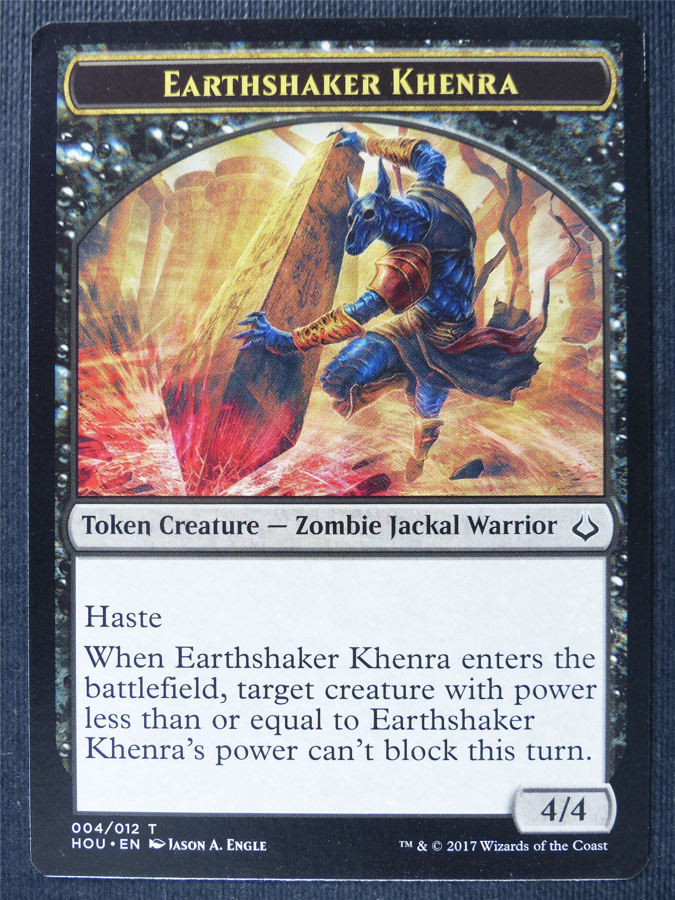 Earthshaker Khenra Token - Mtg Card #1WN