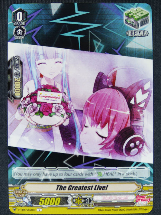 The Greatest Live! V-TB01f C - Vanguard Cards #FH