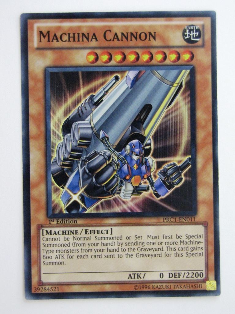 Yugioh Cards: MACHINA CANNON PRC1 SUPER RARE # 23E62