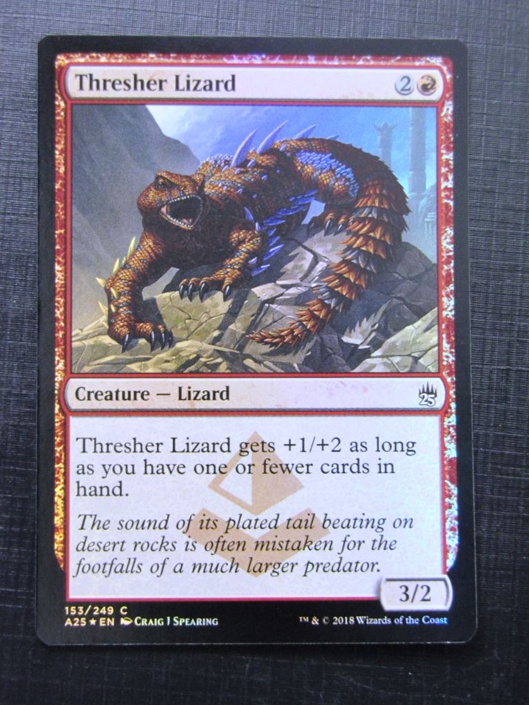 Thresher Lizard Foil - Masters 25 - Mtg Card # 9J95
