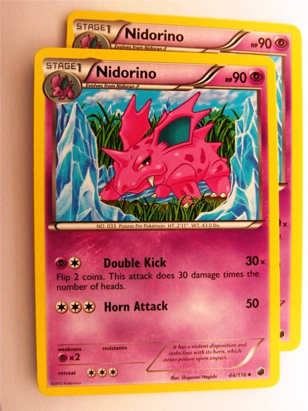 Pokemon CCG: NIDORINO 44/116 x2 :Plasma Freeze