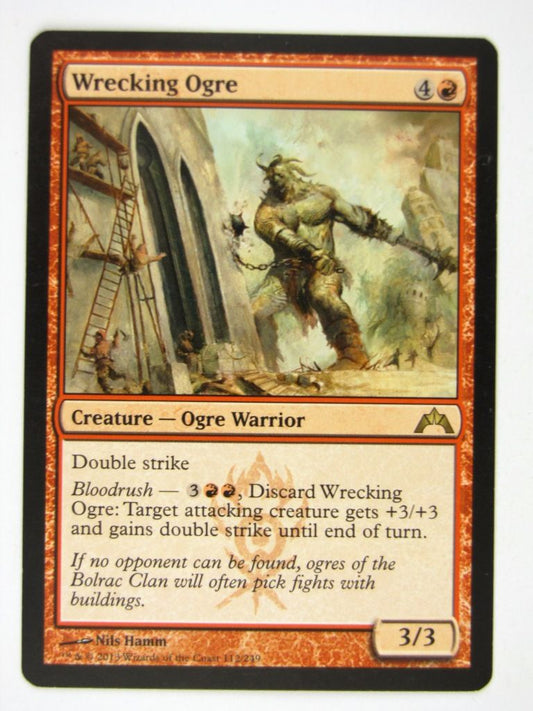 Mtg - WRECKING OGRE - Played Rare