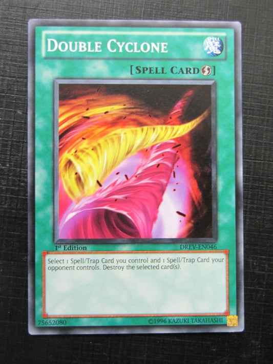 DOUBLE CYCLONE DREV 1st ed - Yugioh Card # 3D75