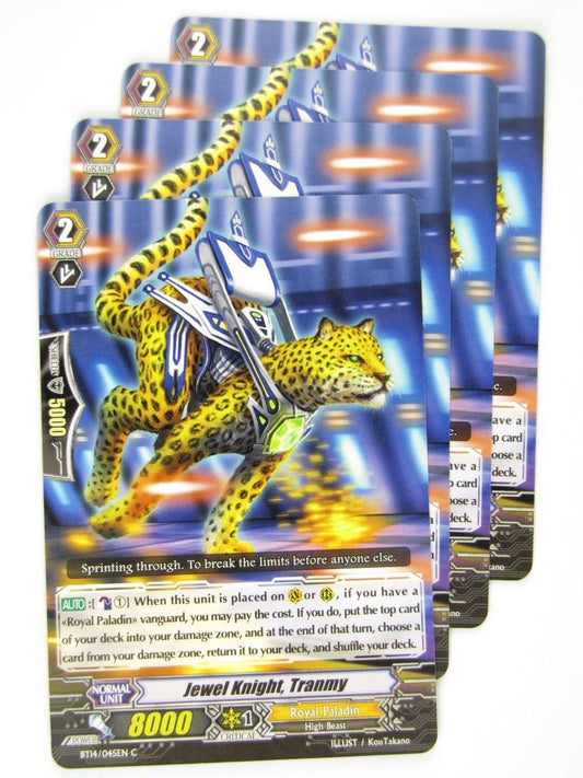 CFV Cards: JEWEL KNIGHT, TRANMY x4 BT14:Brilliant Strike
