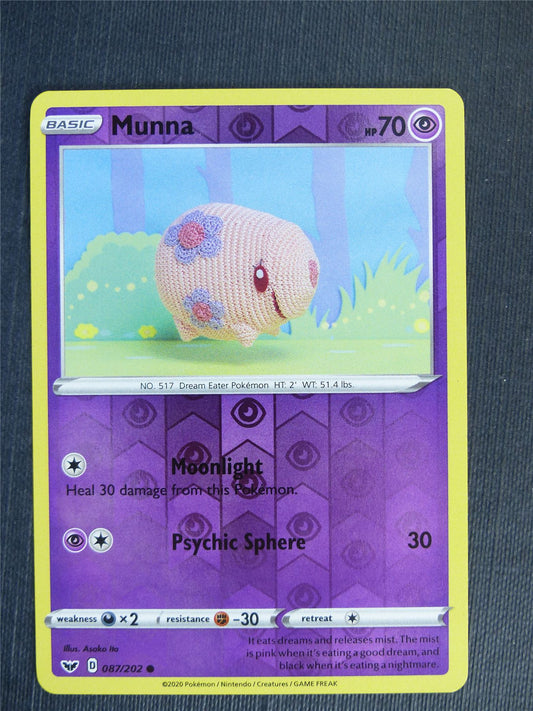 Munna 087/202 Reverse Holo - Pokemon Cards #2HN