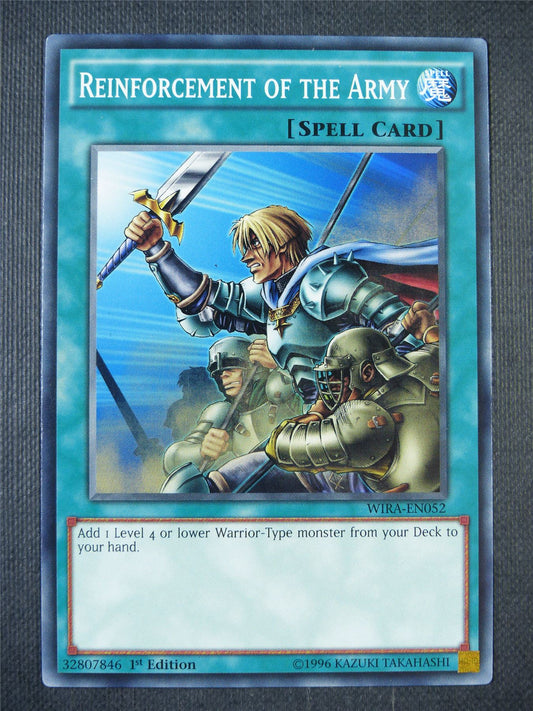 Reinforcement of the Army WIRA - 1st ed Yugioh Card #8EW