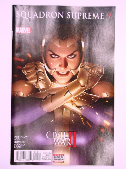 Marvel Comics: SQUADRON SUPREME #9 SEPTEMBER 2016 CW2 # 14C65