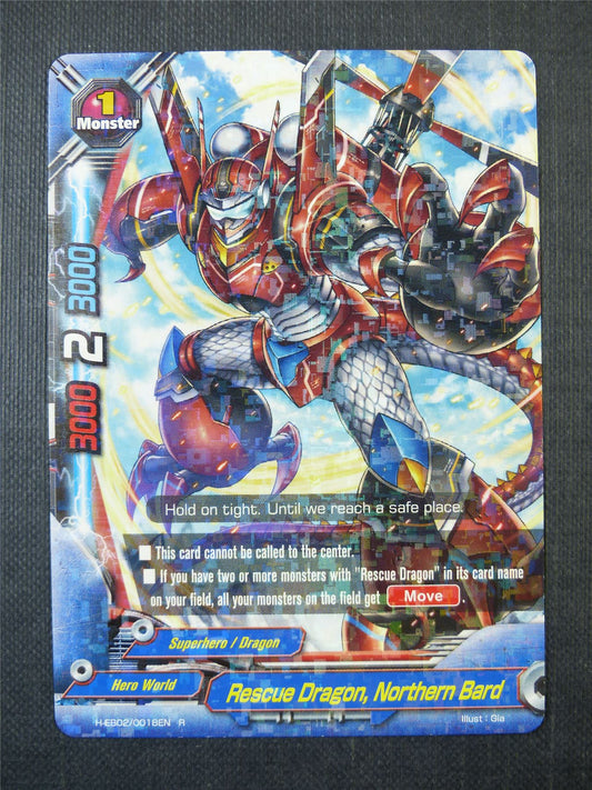 Rescue Dragon Northern Bard R - Buddyfight Card #A64