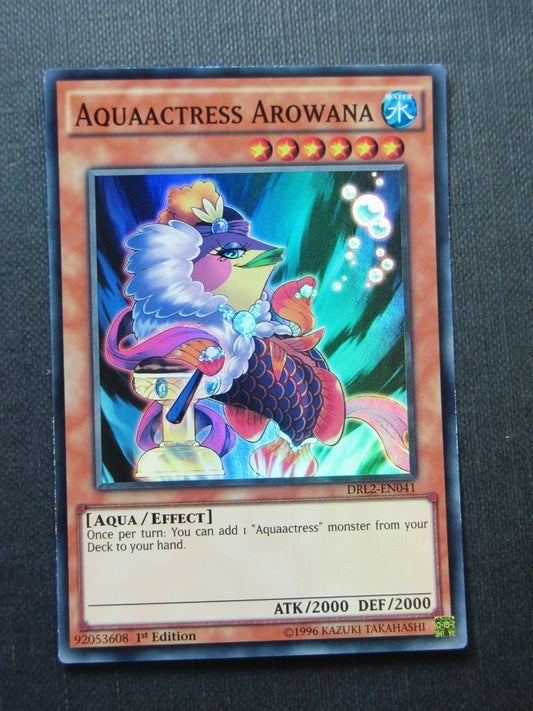 Aquaactress Arowana DRl2 Super Rare - 1st ed - Yugioh Cards #183