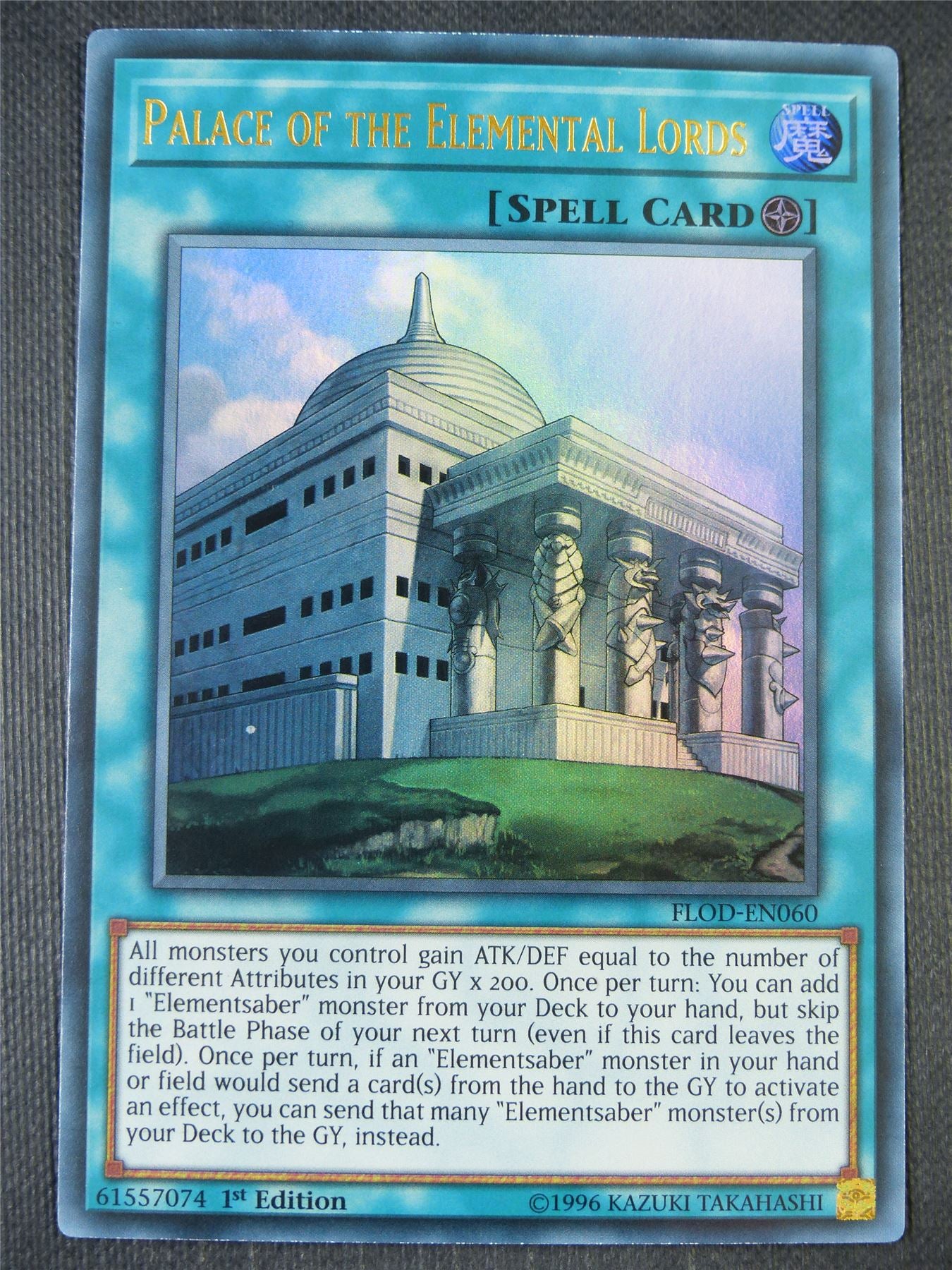 Palace of the Elemental Lords FLOD Ultra Rare - 1st ed Yugioh Card #8IK