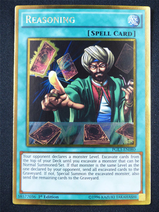 Reasoning PGL3 Gold Rare - 1st ed Yugioh Card #12E