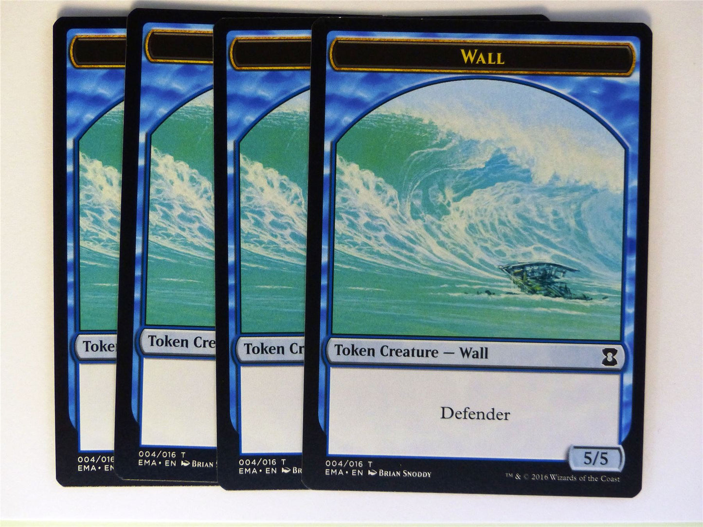 4 x Wall - Token - Mtg Card # G95