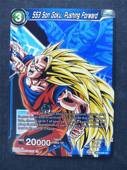 SS3 Son Goku Pushing Forward - Dragon Ball Super Cards #3K