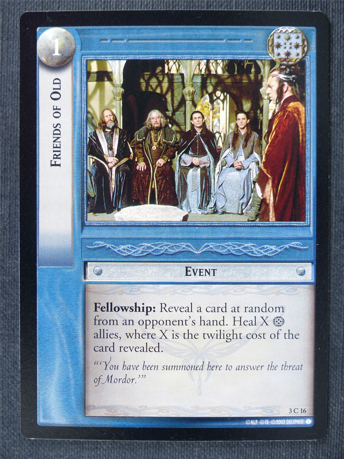 Friends of Old 3 C 16 - LotrR Cards #3DP