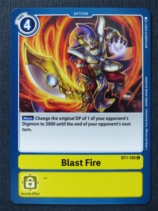 Blast Fire BT1-105 C - Digimon Cards #SA