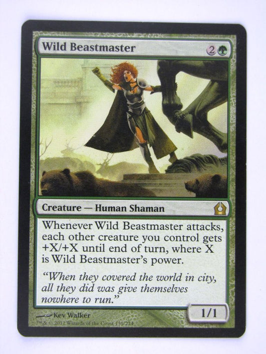 MTG played Cards: WILD BEASTMASTER # 13G38